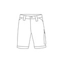 Korte werkbroek