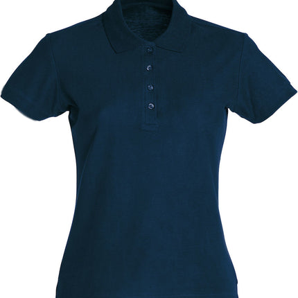 Clique Basic dames polo katoen