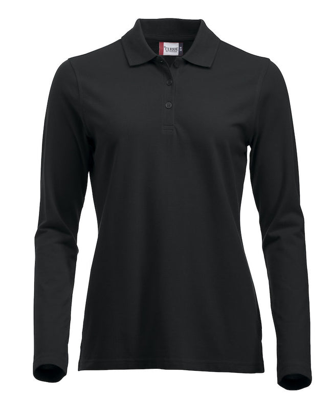 Clique Clique dames polo lange mouw