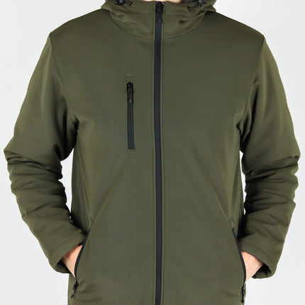 Clique Clique Gevoerde softshell jas met capuchon