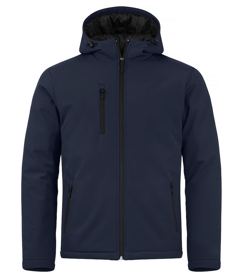 Clique Clique Gevoerde softshell jas met capuchon