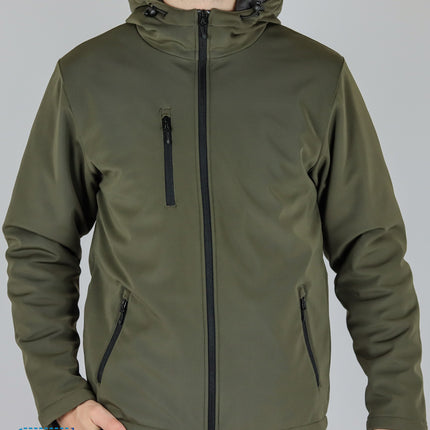 Clique Clique Gevoerde softshell jas met capuchon