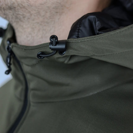 Clique Clique Gevoerde softshell jas met capuchon