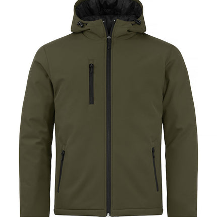 Clique Clique Gevoerde softshell jas met capuchon