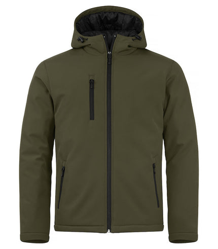 Clique Clique Gevoerde softshell jas met capuchon