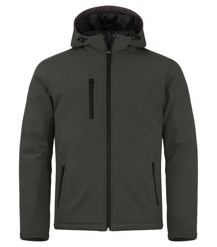 Clique Clique Gevoerde softshell jas met capuchon