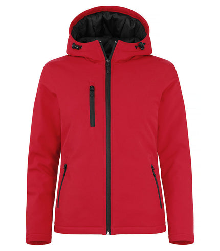 Clique Clique Gevoerde  softshell jas met capuchon dames