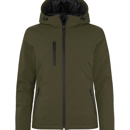 Clique Clique Gevoerde  softshell jas met capuchon dames