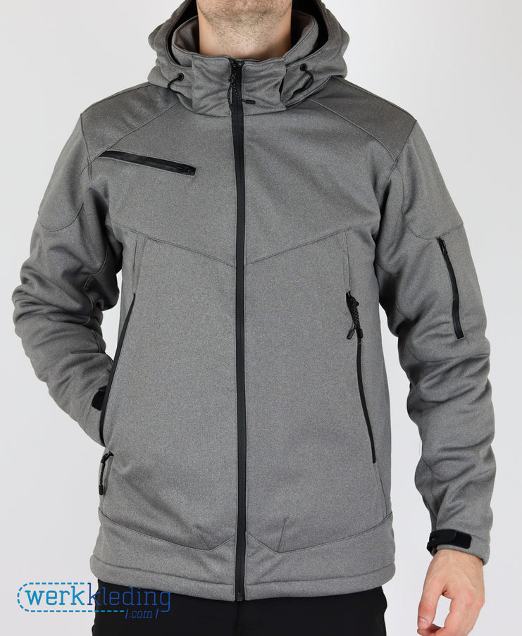Clique Clique Grayland gevoerde softshell jas