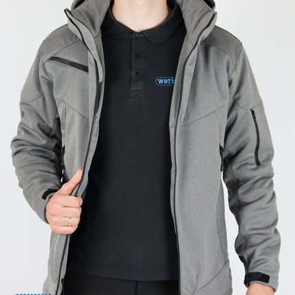 Clique Clique Grayland gevoerde softshell jas