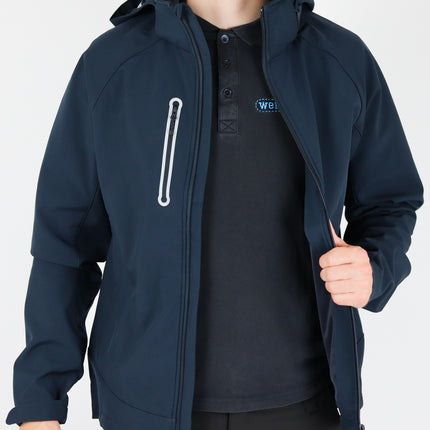 Clique Heren softshell jack Milford van Clique