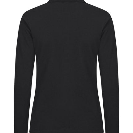 Clique Premium stretch polo lange mouw dames Clique