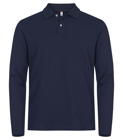 Clique Premium stretch polo lange mouw heren Clique