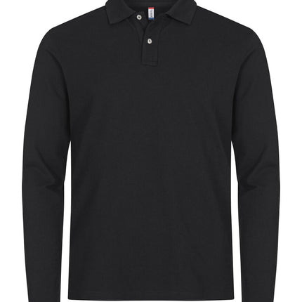 Clique Premium stretch polo lange mouw heren Clique