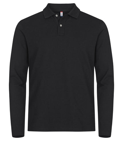 Clique Premium stretch polo lange mouw heren Clique