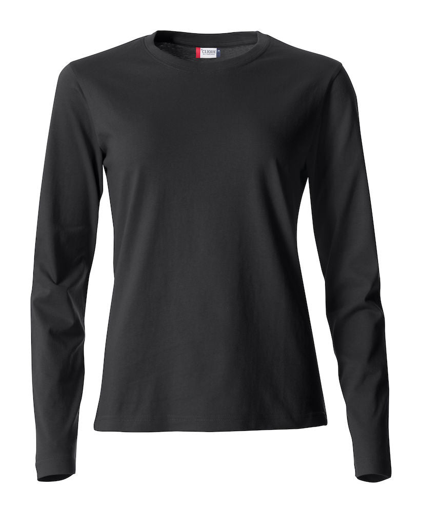 Dames nauwsluitend T-shirt met lange mouwen, geel, M Dames nauwsluitend T-shirt met lange mouwen, geel, M