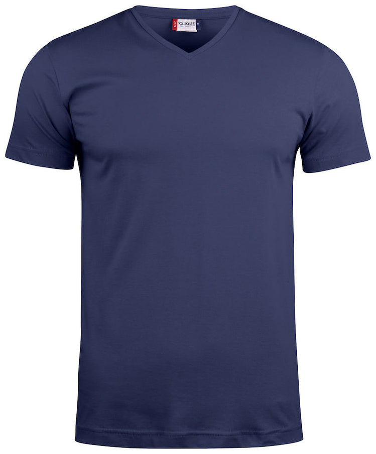 Clique T-shirt met V-hals 145g/m²