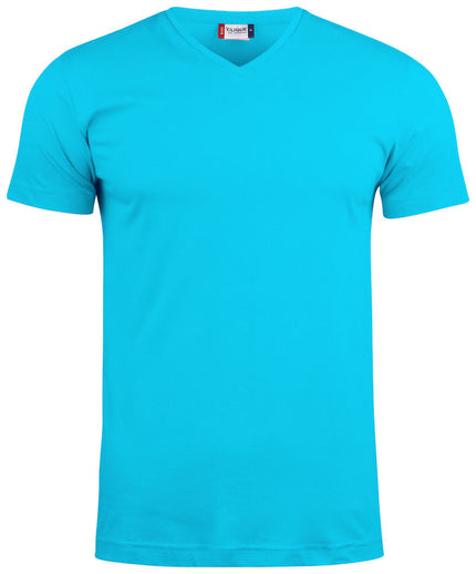 Clique T-shirt met V-hals 145g/m²