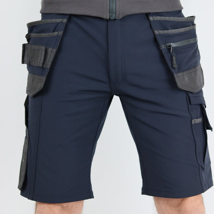 DASSY DASSY® Aurax stretch korte werkbroek met toolzakken