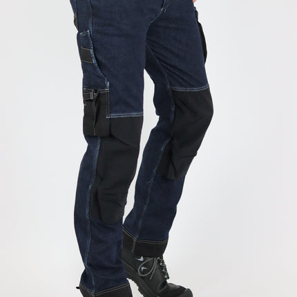 DASSY DASSY® Kyoto stretch spijkerbroek met kniezakken