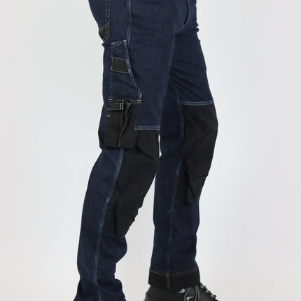 DASSY DASSY® Kyoto stretch spijkerbroek met kniezakken