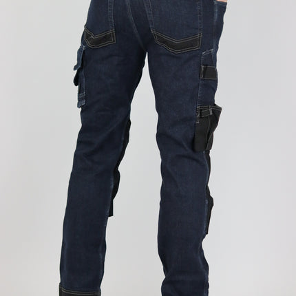 DASSY DASSY® Kyoto stretch spijkerbroek met kniezakken