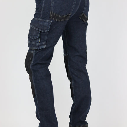 DASSY DASSY® Kyoto stretch spijkerbroek met kniezakken