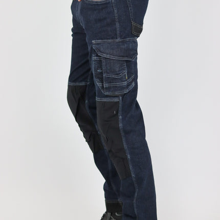 DASSY DASSY® Kyoto stretch spijkerbroek met kniezakken