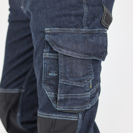 DASSY DASSY® Kyoto stretch spijkerbroek met kniezakken