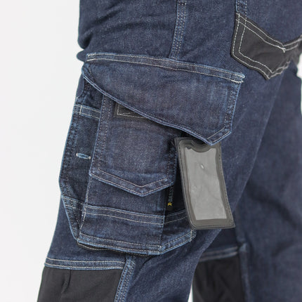 DASSY DASSY® Kyoto stretch spijkerbroek met kniezakken