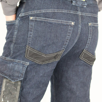 DASSY DASSY® Kyoto stretch spijkerbroek met kniezakken