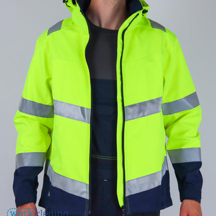 DASSY DASSY® Malaga softshell werkjas high vis