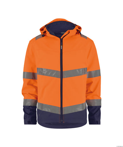 DASSY DASSY® Malaga softshell werkjas high vis