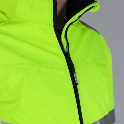 DASSY DASSY® Malaga softshell werkjas high vis