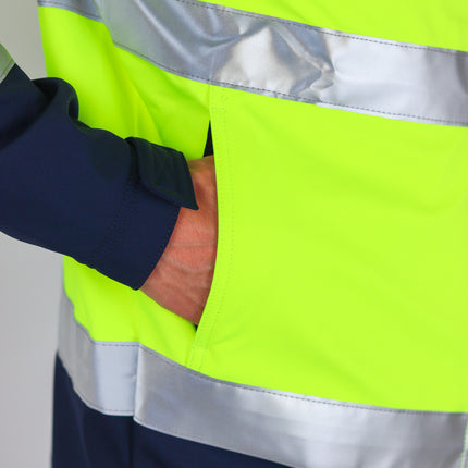 DASSY DASSY® Malaga softshell werkjas high vis