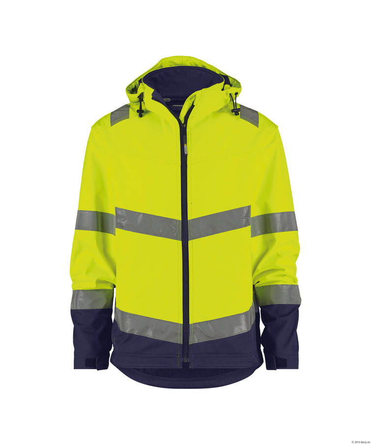 DASSY DASSY® Malaga softshell werkjas high vis