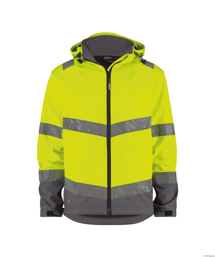 DASSY DASSY® Malaga softshell werkjas high vis