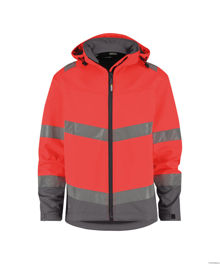 DASSY DASSY® Malaga softshell werkjas high vis
