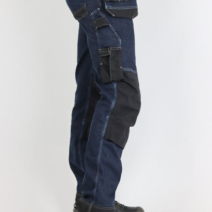 DASSY DASSY® Melbourne stretch werkspijkerbroek met toolzakken en kniezakken