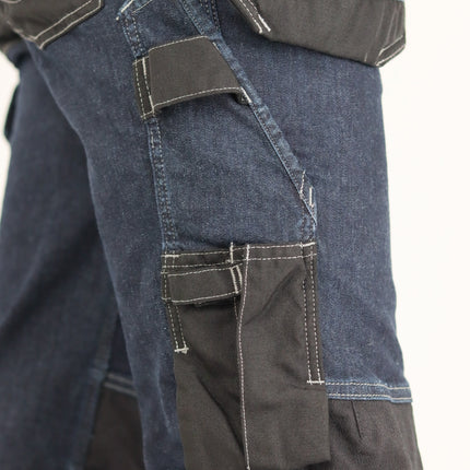 DASSY DASSY® Melbourne stretch werkspijkerbroek met toolzakken en kniezakken