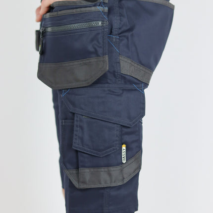 DASSY DASSY® Trix stretch korte werkbroek met toolzakken