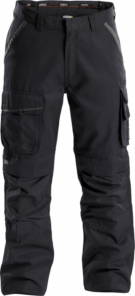 DASSY Dassy werkbroek zwart/grijs 54 en 56