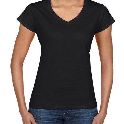 Gildan Gildan softstyle dames T-shirt v-hals