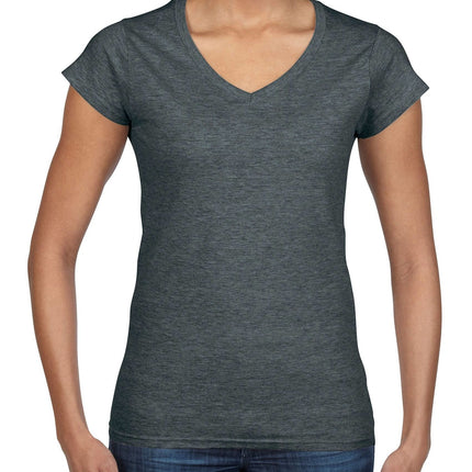 Gildan Gildan softstyle dames T-shirt v-hals