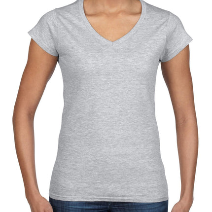 Gildan Gildan softstyle dames T-shirt v-hals
