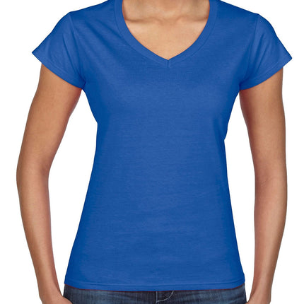Gildan Gildan softstyle dames T-shirt v-hals