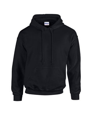 Gildan Zwarte hoodie