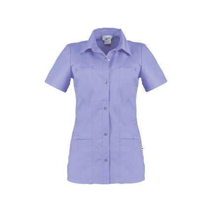 Haen Haen zorgjasje blauw melee maat XS