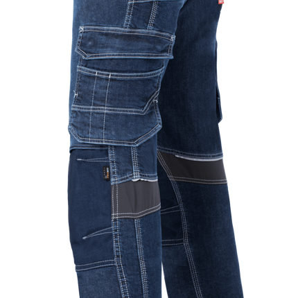 HaVep Werkspijkerbroek met kniestukken en stretch