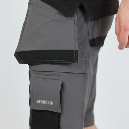 Herock HEROCK® Spoki Korte Werkbroek Stretch en gereedschapszakken